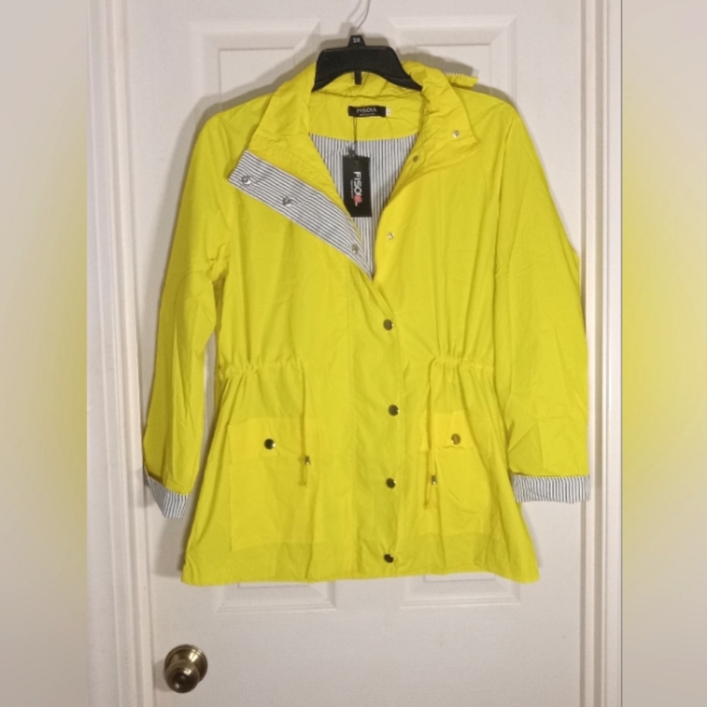rain coat Women's Hooded FISOUL